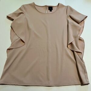 Elegant Beige Women's Top
